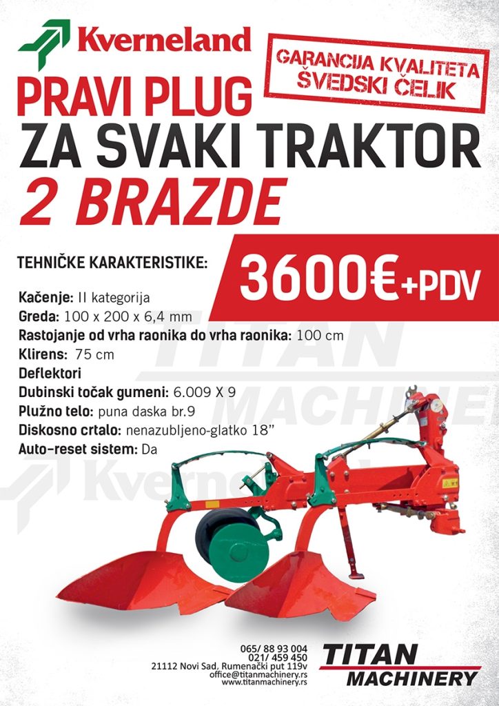 Plug A5 Novi - 2 brazde