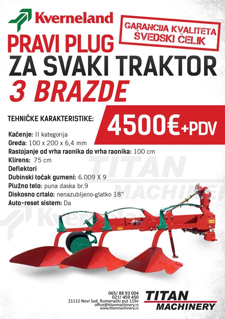 Plug A5 Novi - 3 brazde