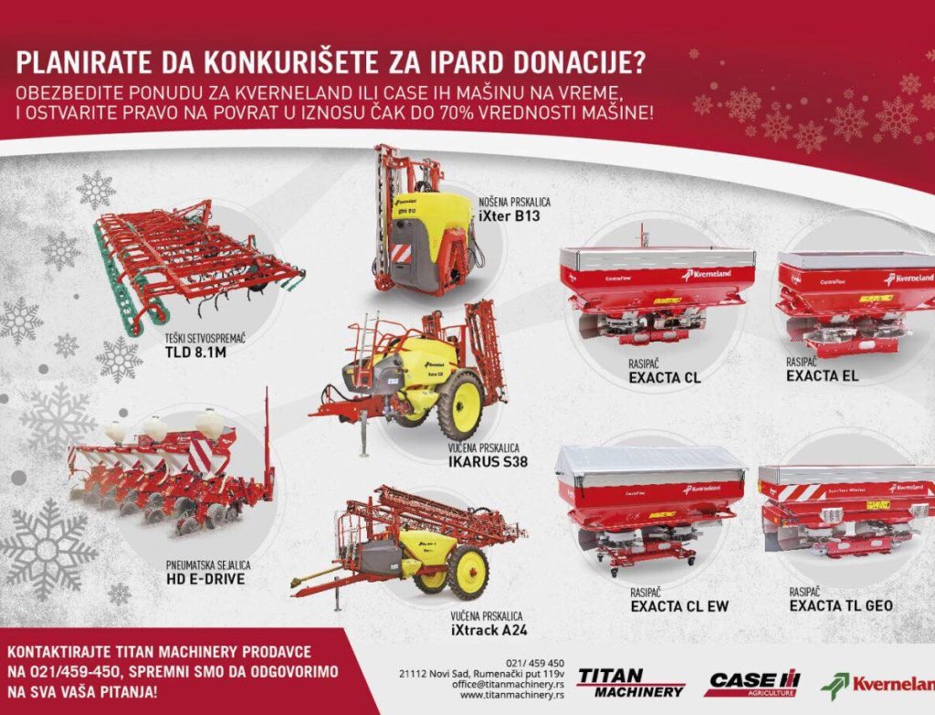 IPARD ponuda Kverneland mašina
