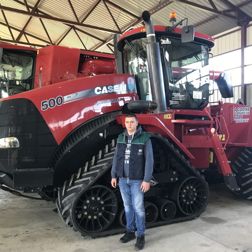 CASE IH QUADTRAC 500 I U BANATSKIM NJIVAMA